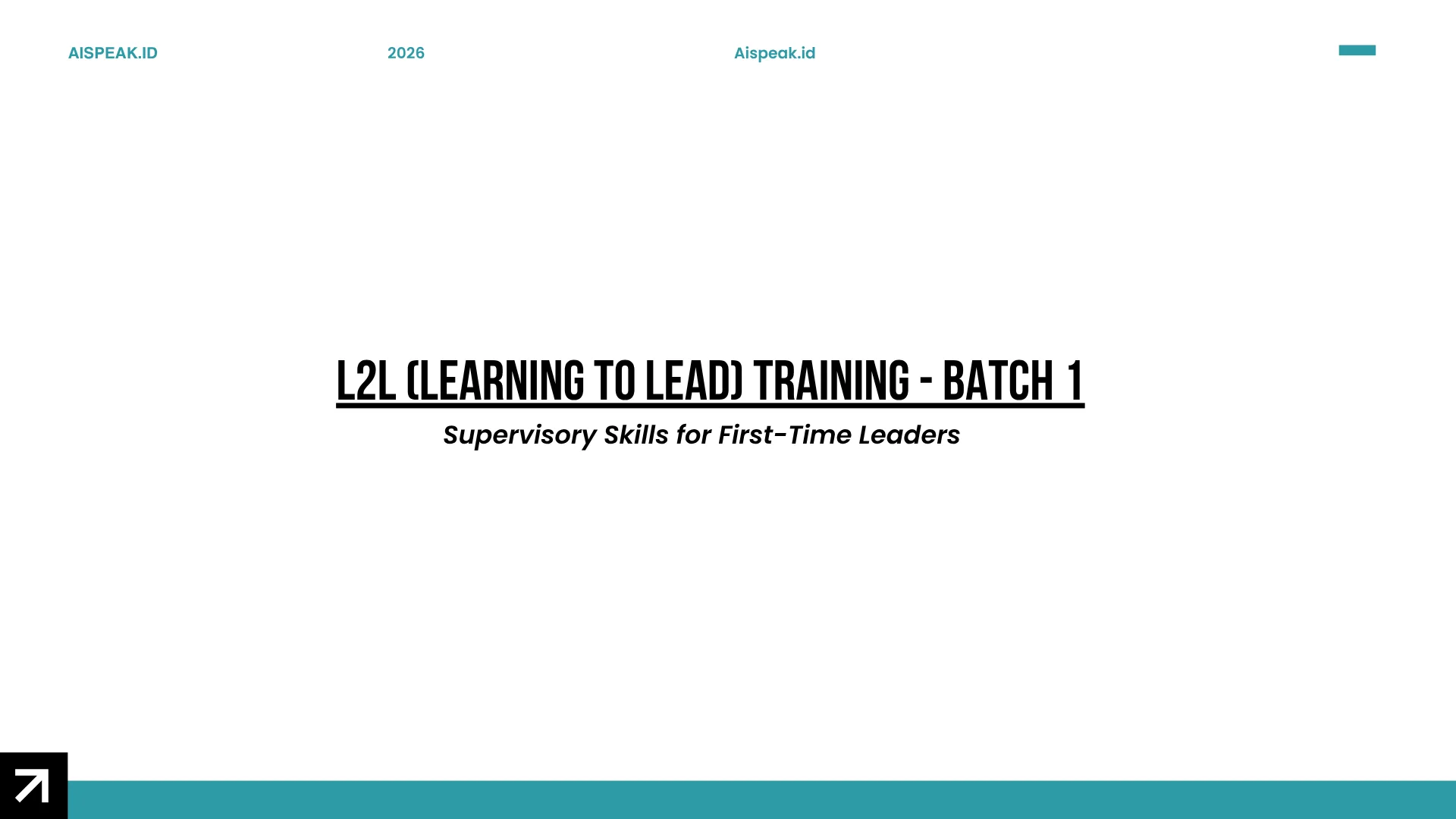 L2L Training — Section