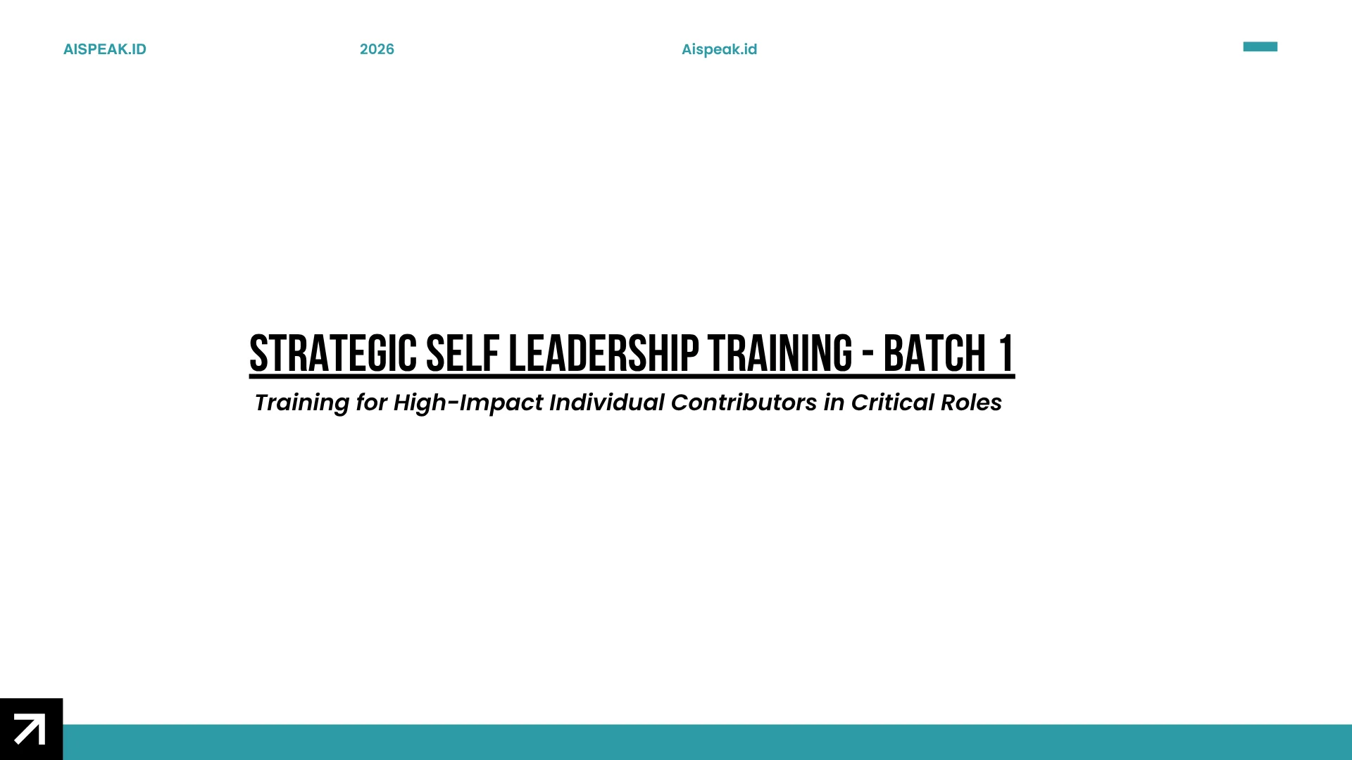L2L Training — Syllabus