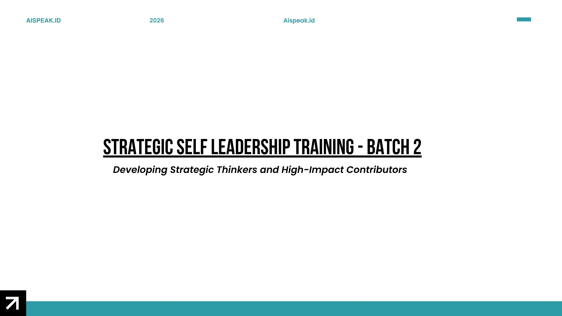 Strategic SL Batch 1 — Syllabus